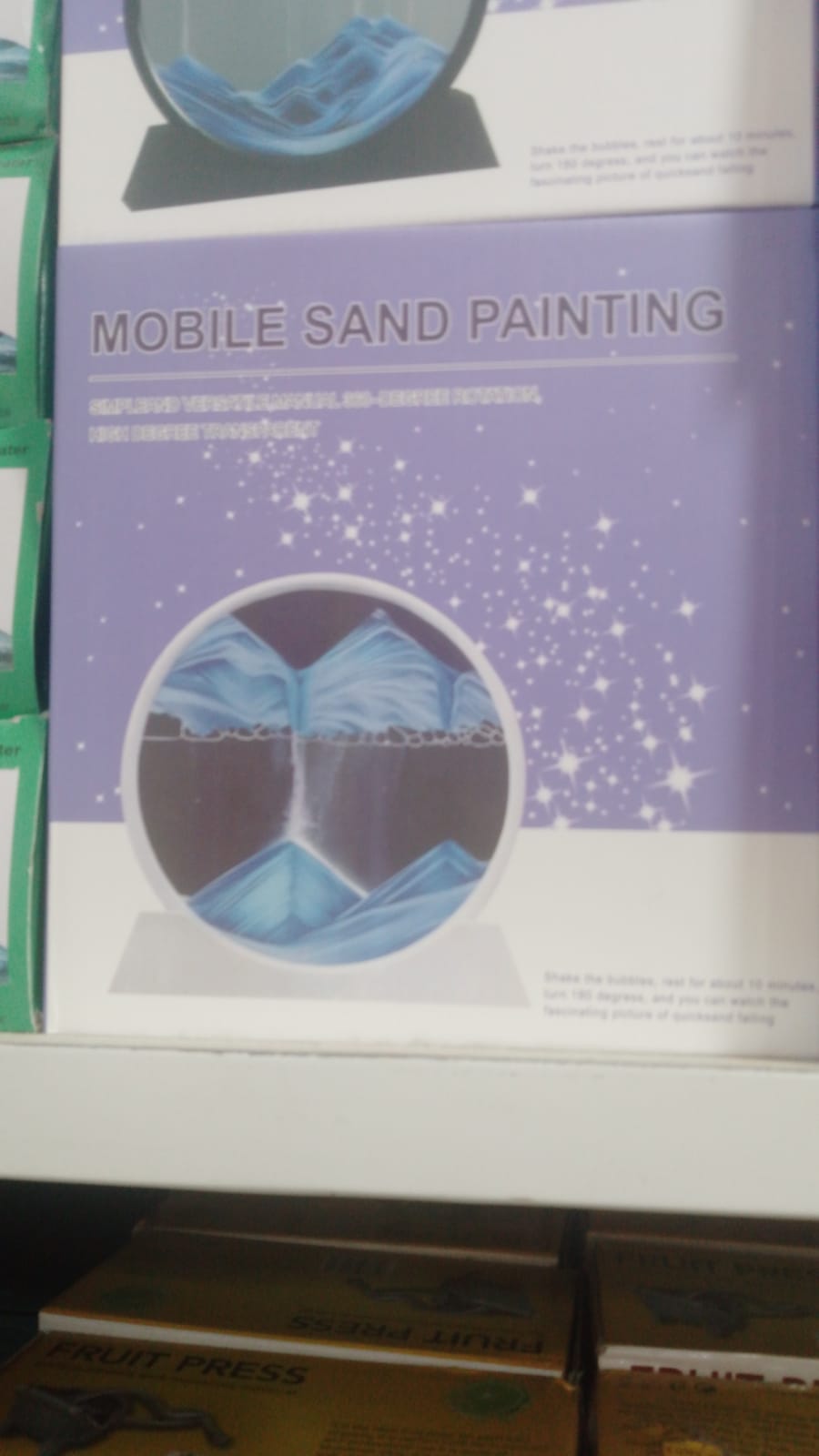 Sandscape Painting 3D Moving Sand Art Hourglass Sand