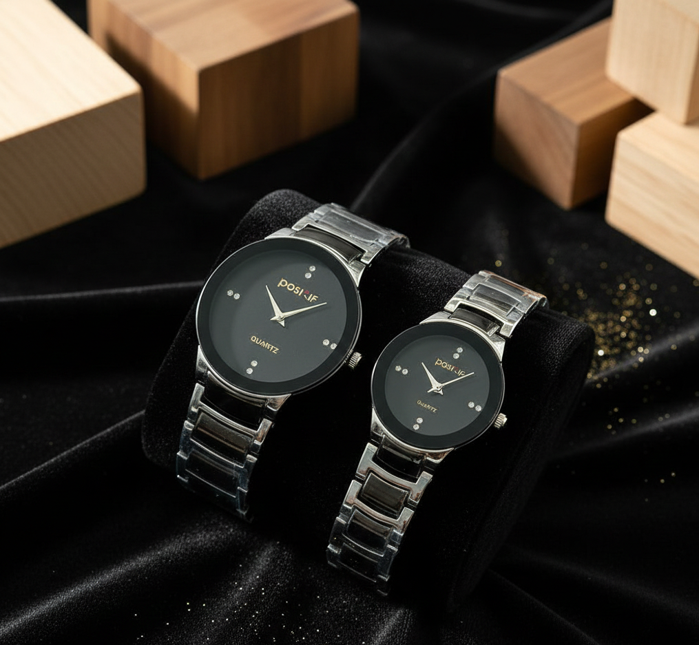 POSITIF Couple Watch – Elegant Matching His & Her Timepieces